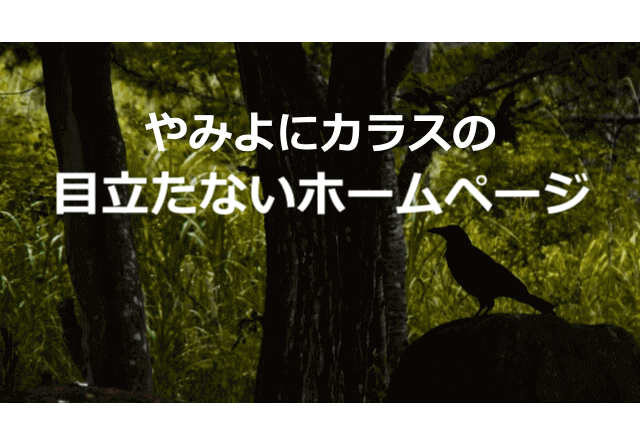 やみよのカラスになっていませんかホームページ 横浜スマホ最適 やみよのカラスになっていませんかホームページ 横浜スマホ最適